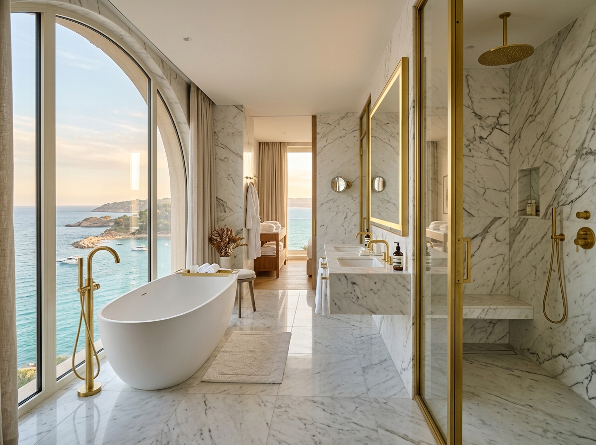 Baño de lujo en suite